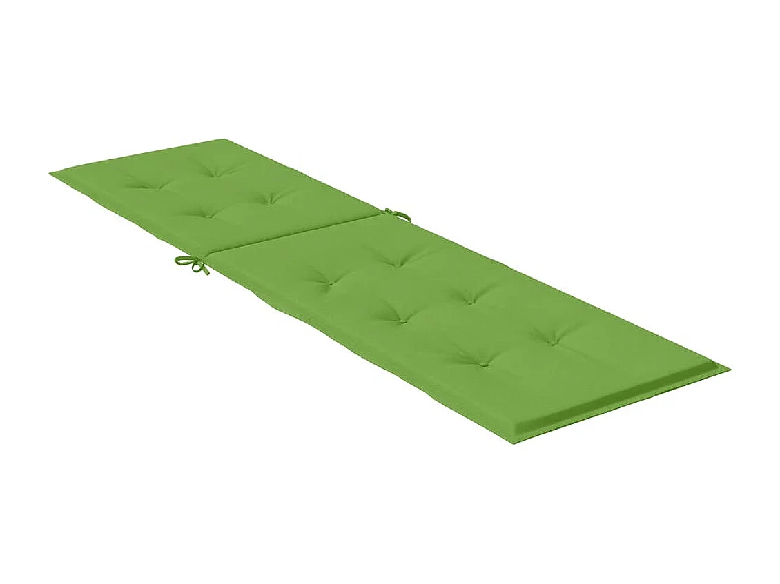 Cojín para tumbona tela verde melange (75+105)x50x3 cm