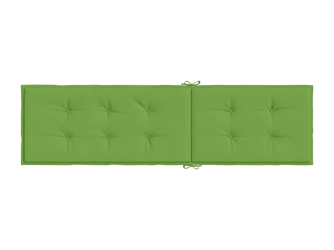 Cojín para tumbona tela verde melange (75+105)x50x3 cm