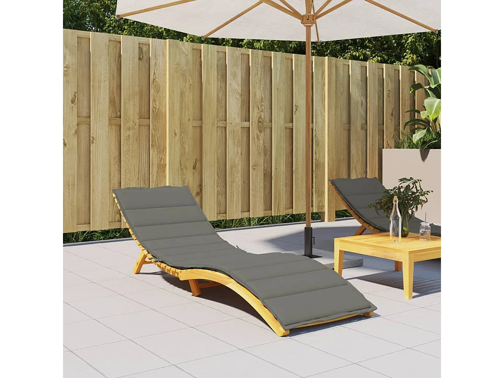 Almofadão para espreguiçadeira 200x60x4cm mesclado tecido