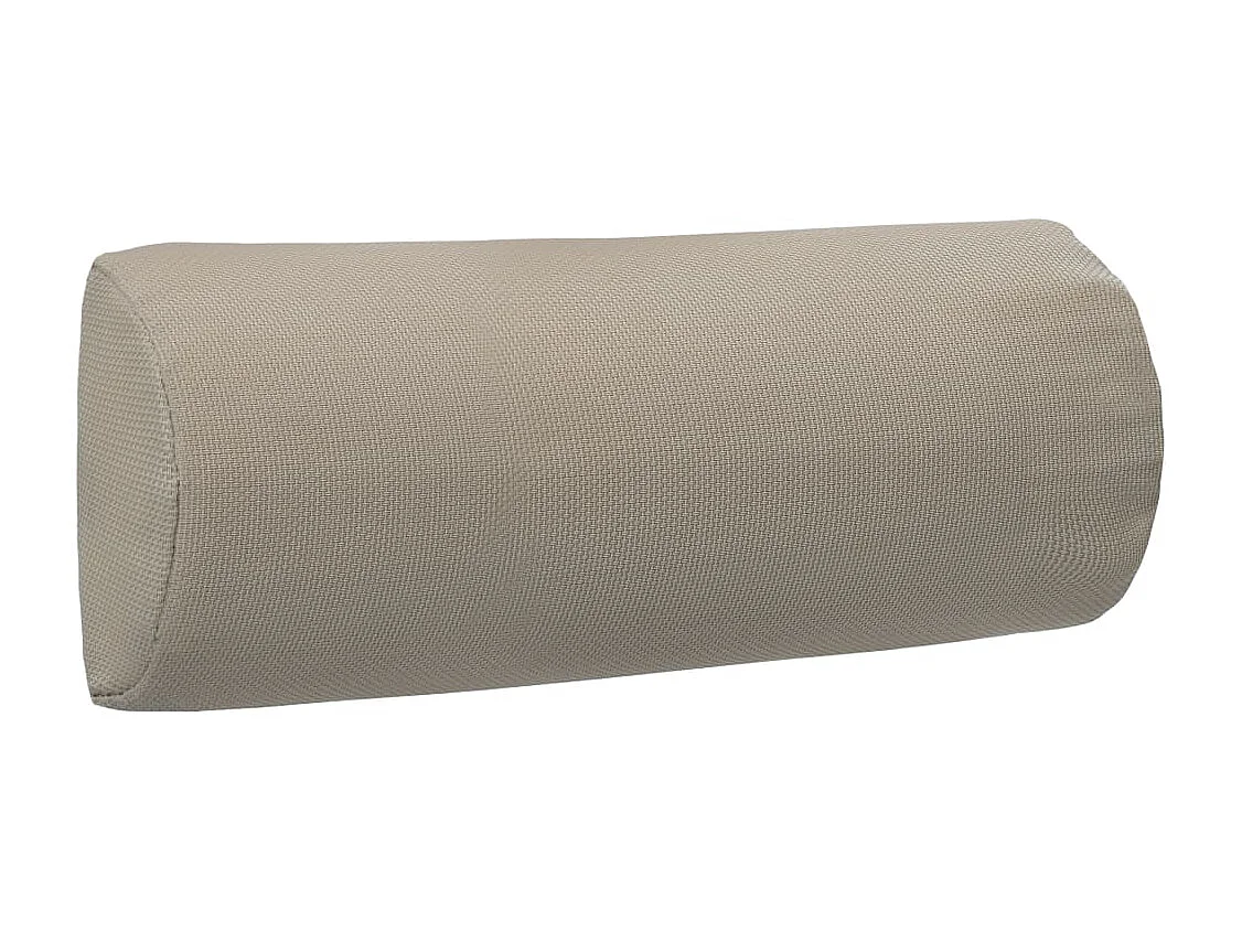 Reposacabezas de silla jardín textilene gris taupe 40x7,5x15 cm
