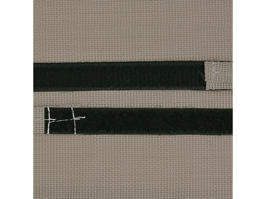 Reposacabezas de silla jardín textilene gris taupe 40x7,5x15 cm