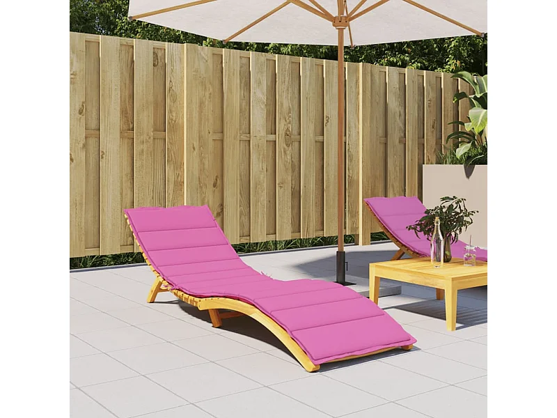 Coussin de chaise longue rose tissu oxford