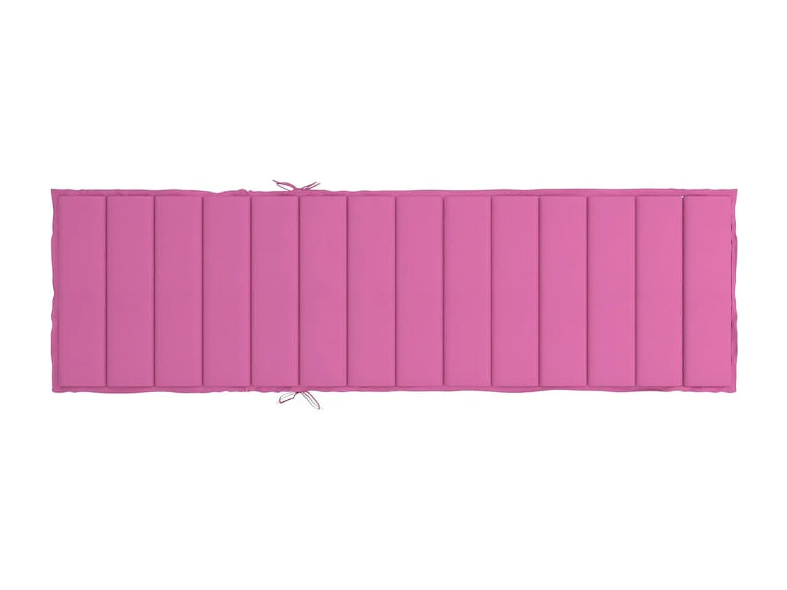 Coussin de chaise longue rose tissu oxford