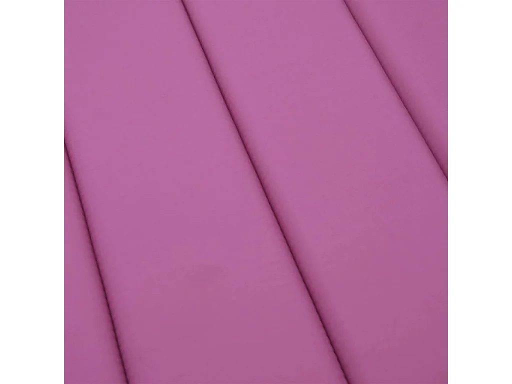 Coussin de chaise longue rose tissu oxford