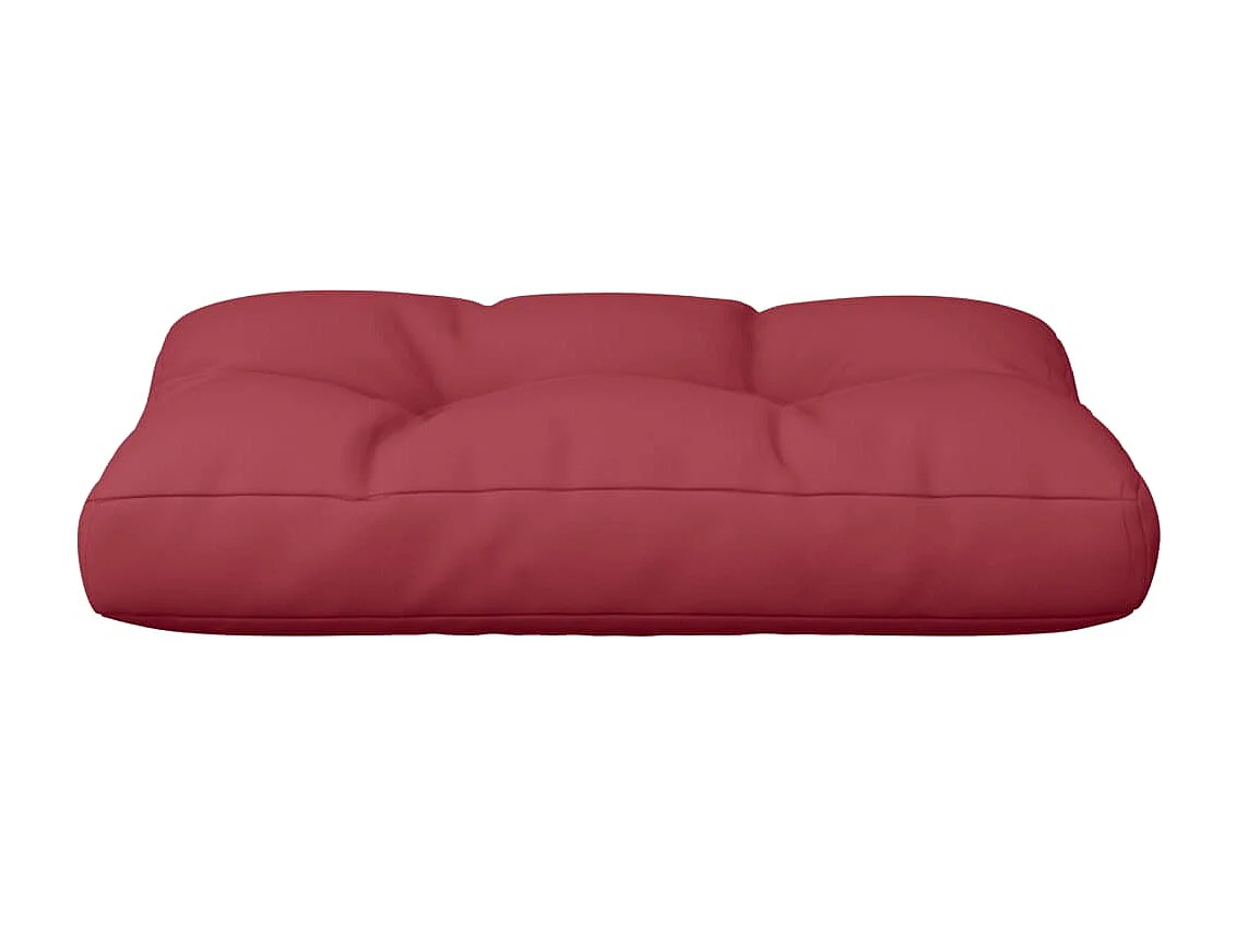 Almofadão para paletes 50x40x12 cm tecido vermelho tinto