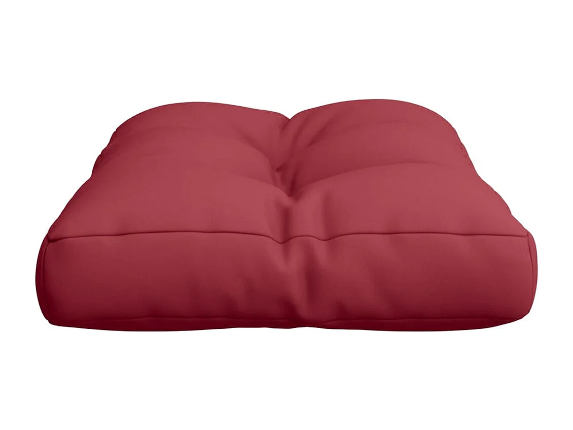 Almofadão para paletes 50x40x12 cm tecido vermelho tinto