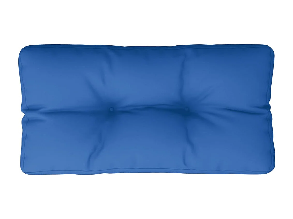 Almofadão para sofá de paletes 70x40x12 cm tecido azul real