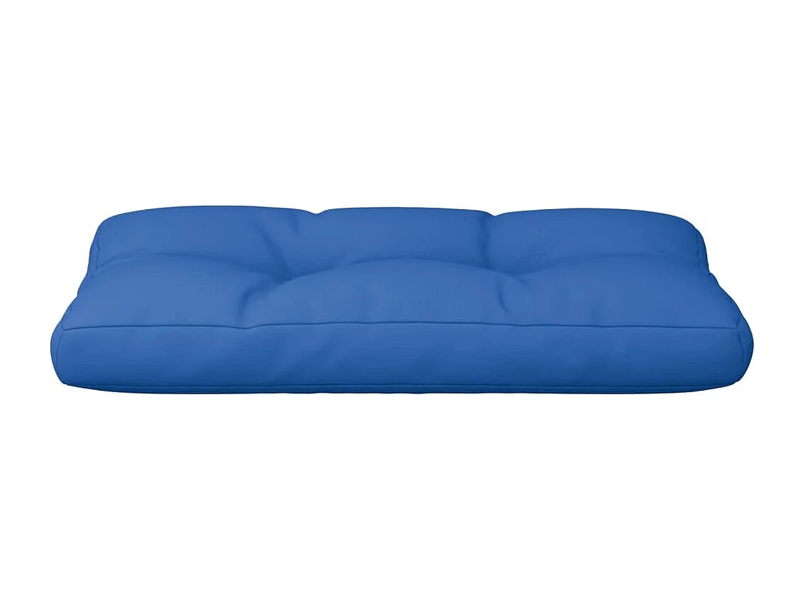 Almofadão para sofá de paletes 70x40x12 cm tecido azul real