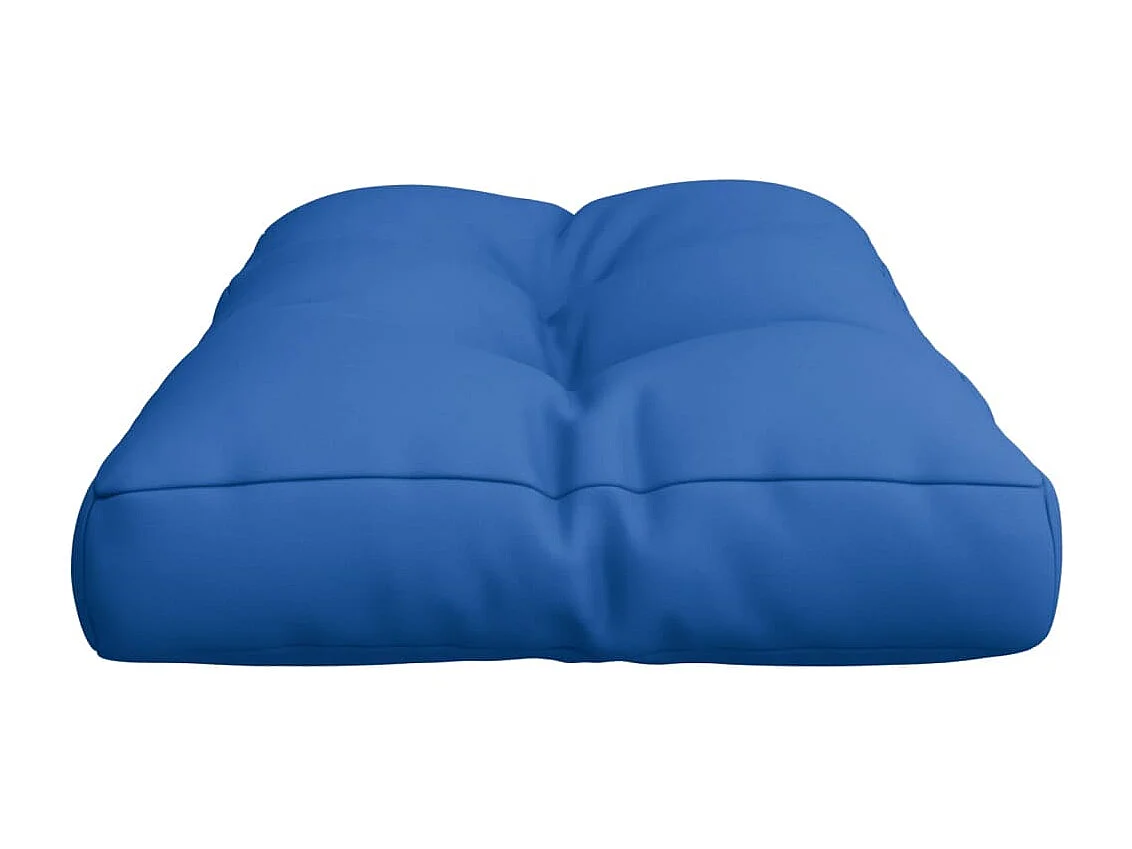 Almofadão para sofá de paletes 70x40x12 cm tecido azul real