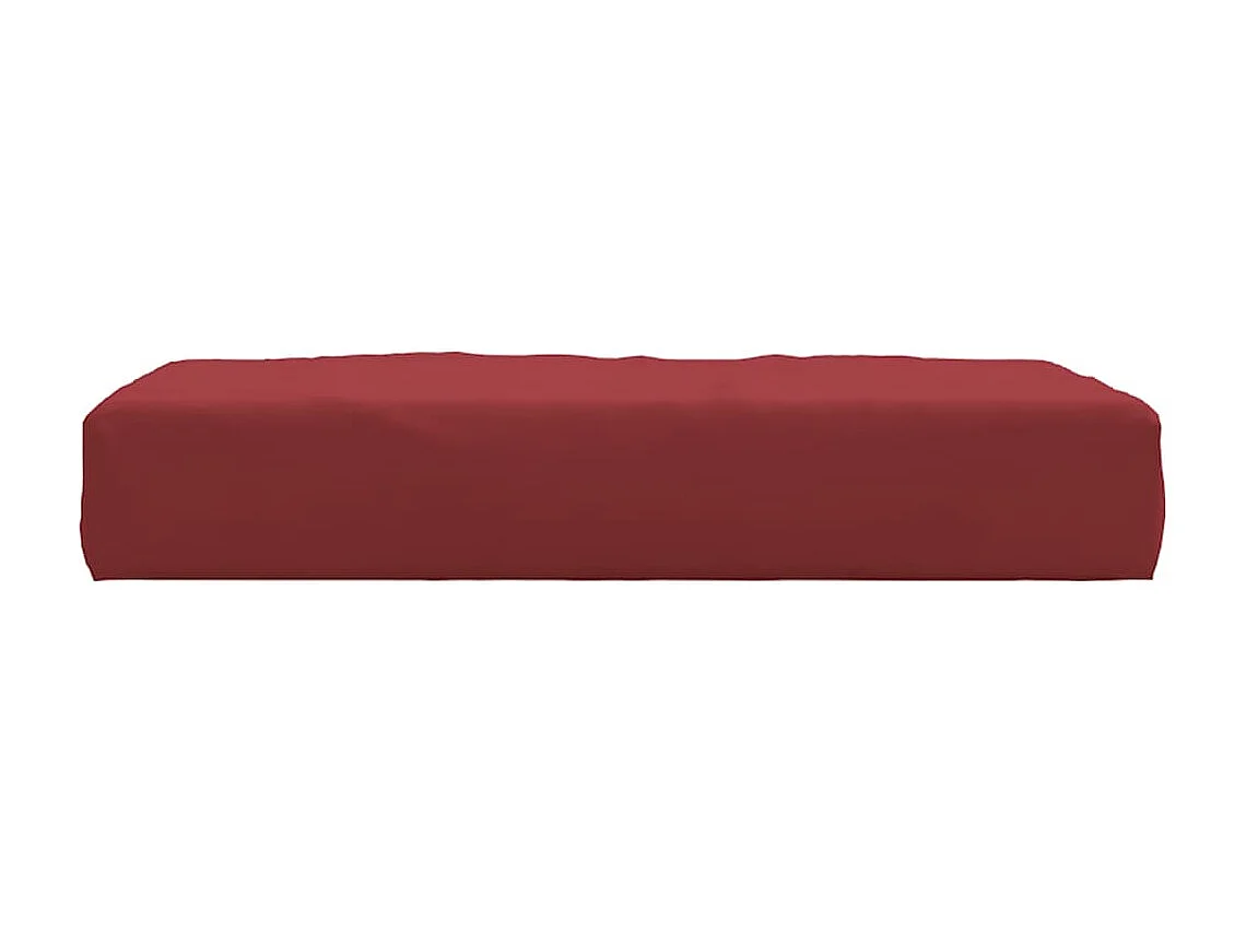Coussin de palette rouge bordeaux 60x60x8 cm tissu oxford