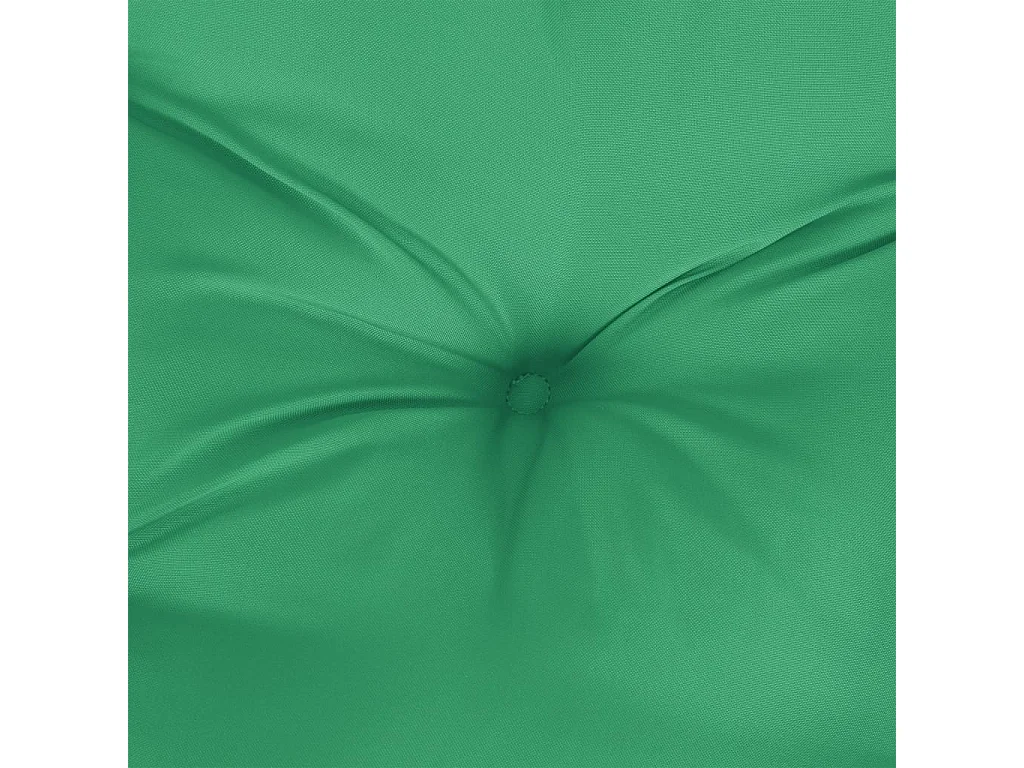 Cojines para palets 6 unidades tela Oxford verde 50x50x7 cm