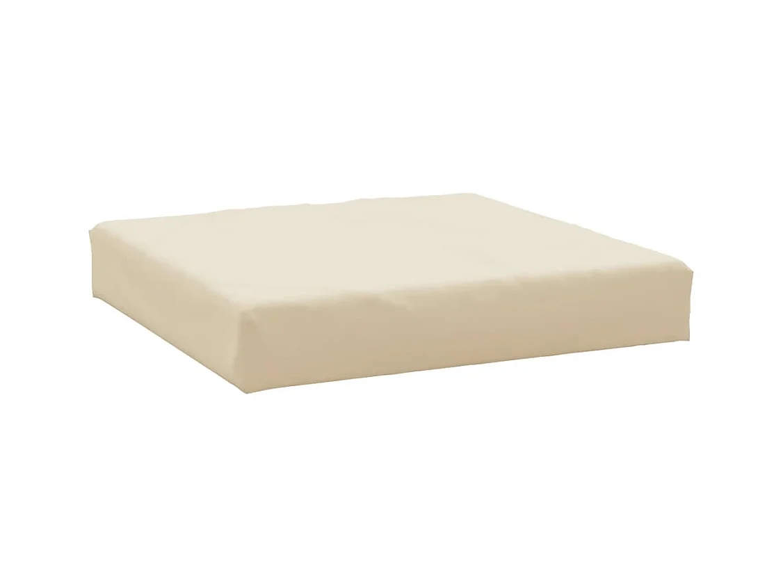 Cojines para palets 2 unidades tela Oxford beige