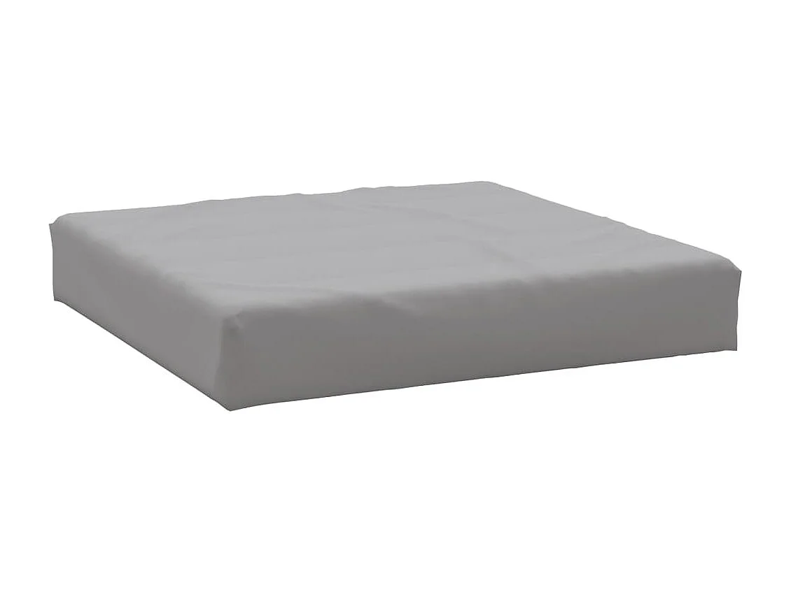 Coussins de palette lot de 2 gris tissu oxford