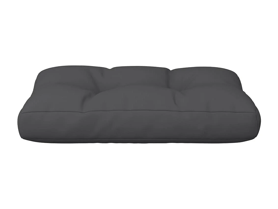 Almofadão paletes 60x40x12 cm tecido preto