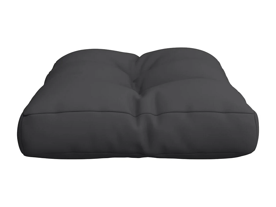 Almofadão paletes 60x40x12 cm tecido preto