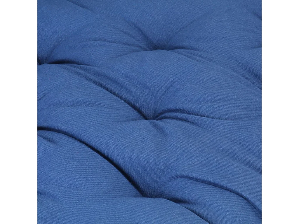 Coussin de plancher de palette Coton 120x80x10 cm Bleu clair