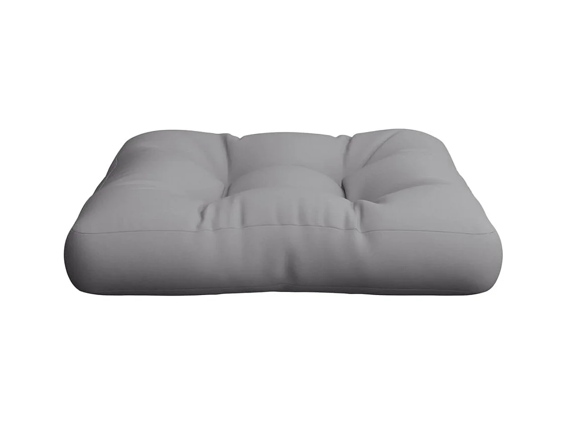 Coussin de palette vert 50x50x12 cm tissu