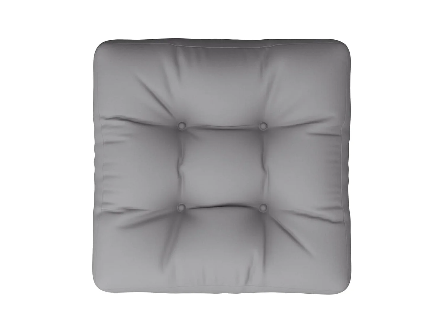 Coussin de palette vert 50x50x12 cm tissu