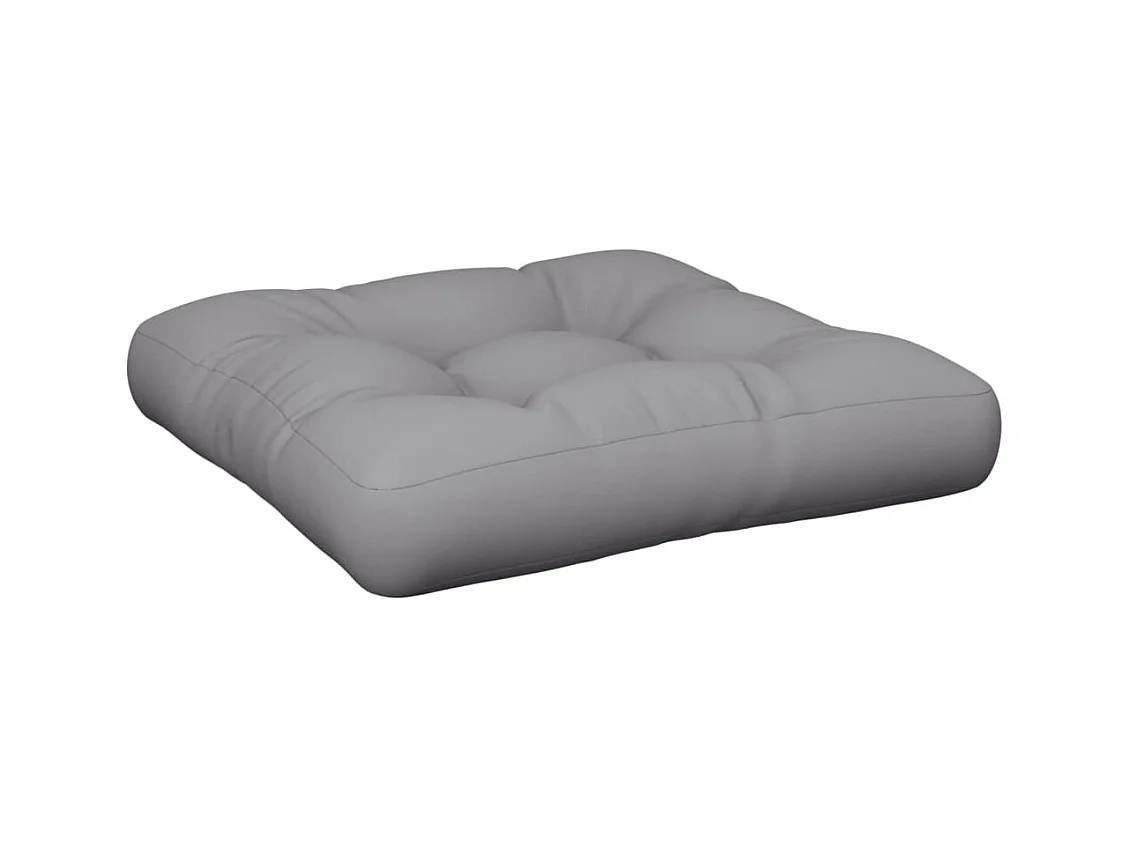Coussin de palette vert 50x50x12 cm tissu