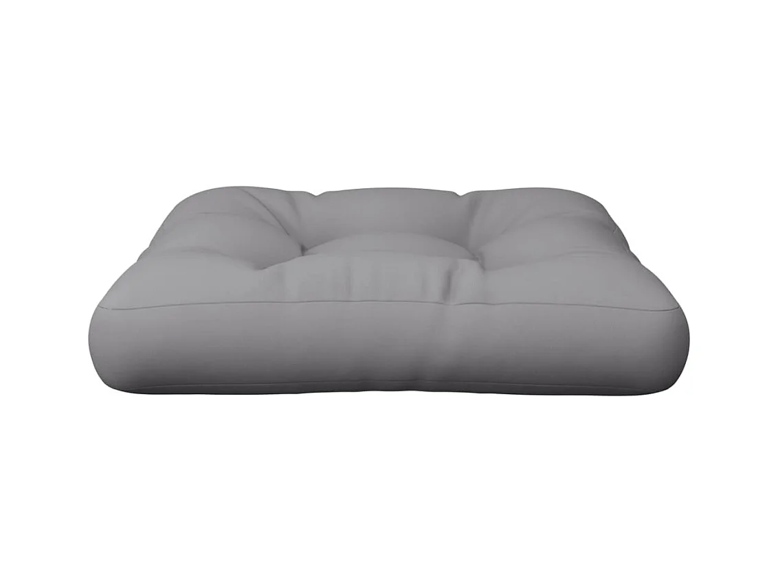Coussin de palette vert 50x50x12 cm tissu