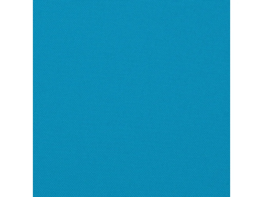 Coussin de palette bleu clair 70x40x12 cm tissu