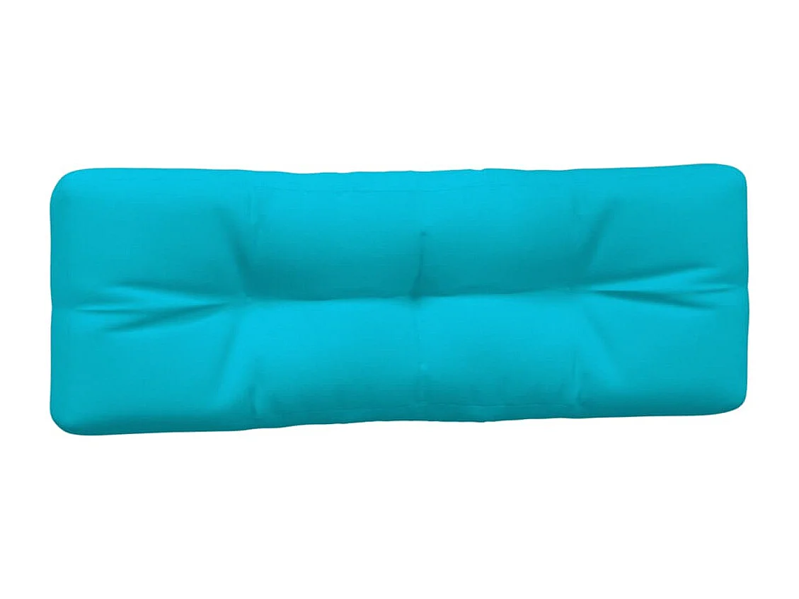 Coussins de palette lot de 3 turquoise tissu