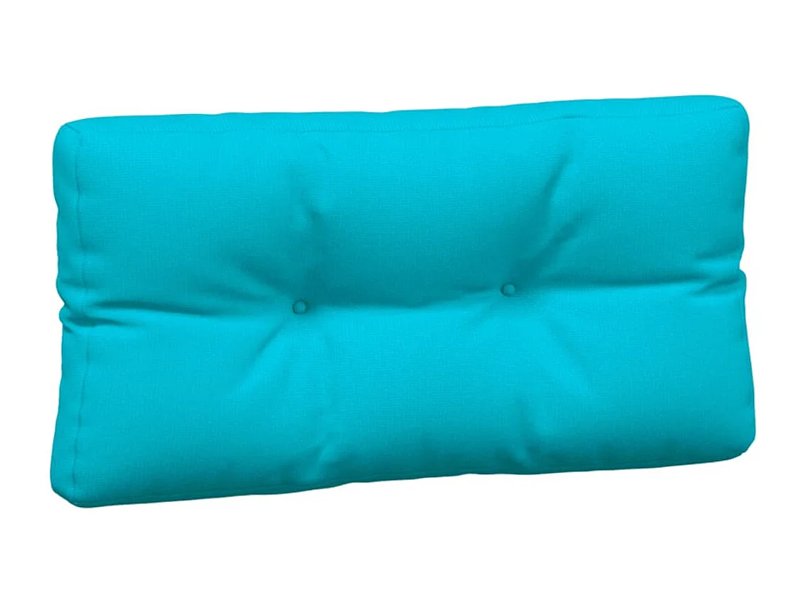 Coussins de palette lot de 3 turquoise tissu