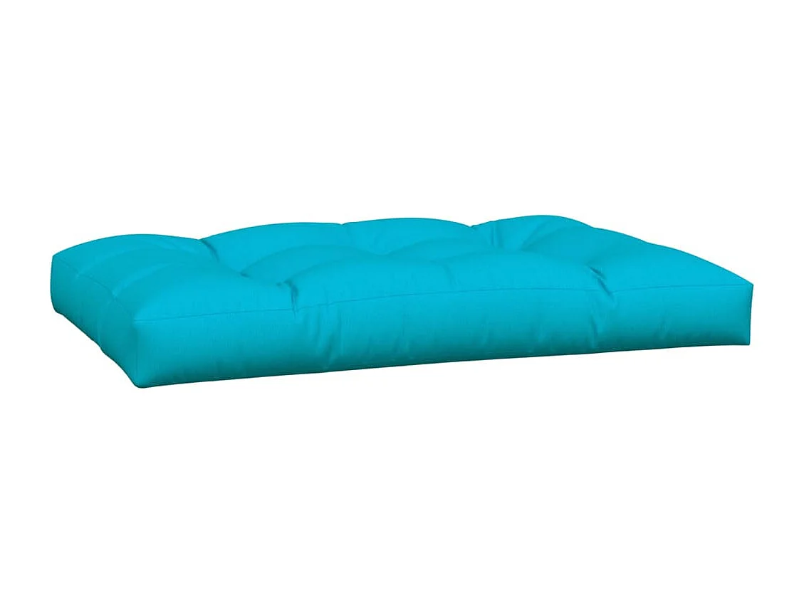 Coussins de palette lot de 3 turquoise tissu