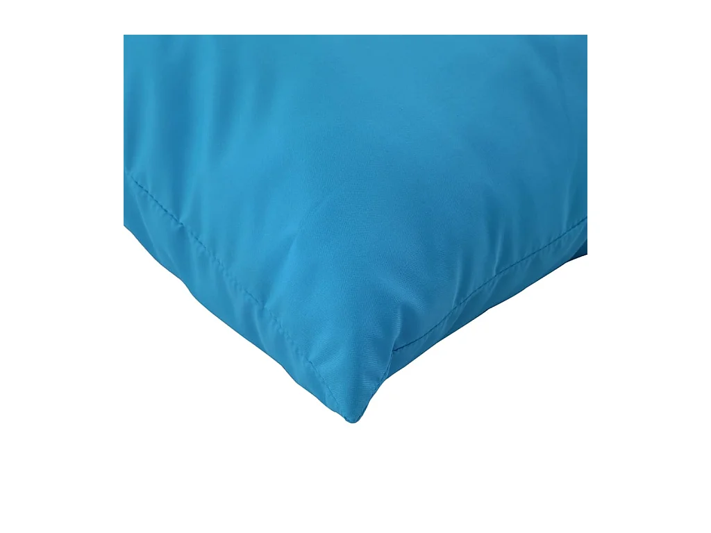 Coussins de palette lot de 3 bleu tissu