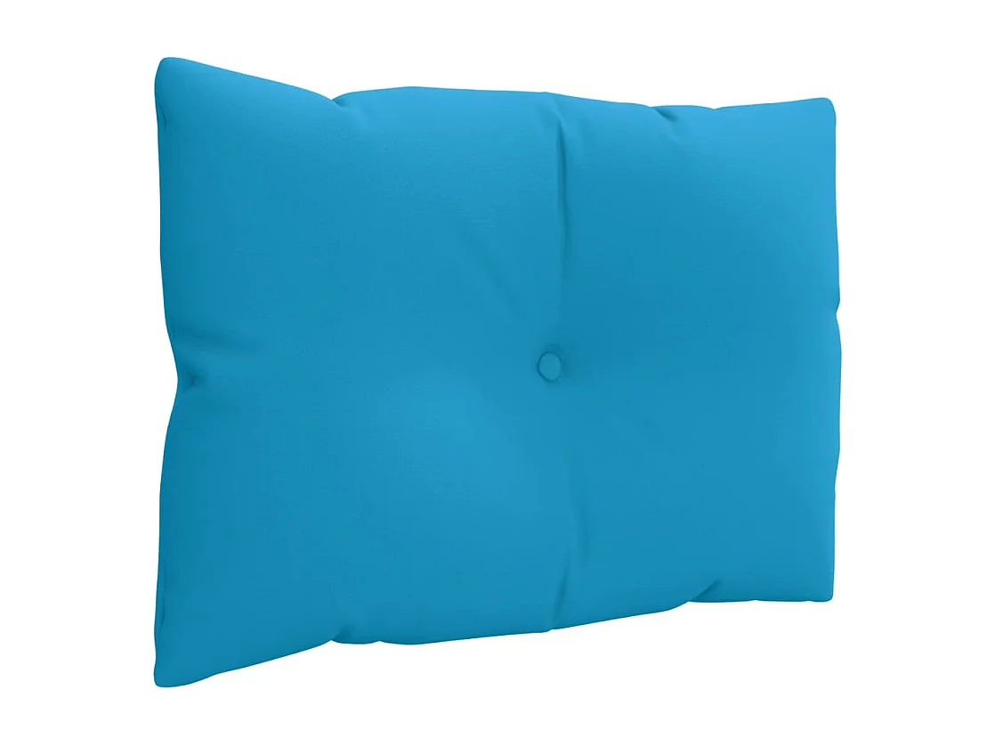Coussins de palette lot de 3 bleu tissu