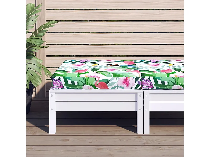 Almofadão para móveis paletes 60x60x8 cm tecido oxford multicor