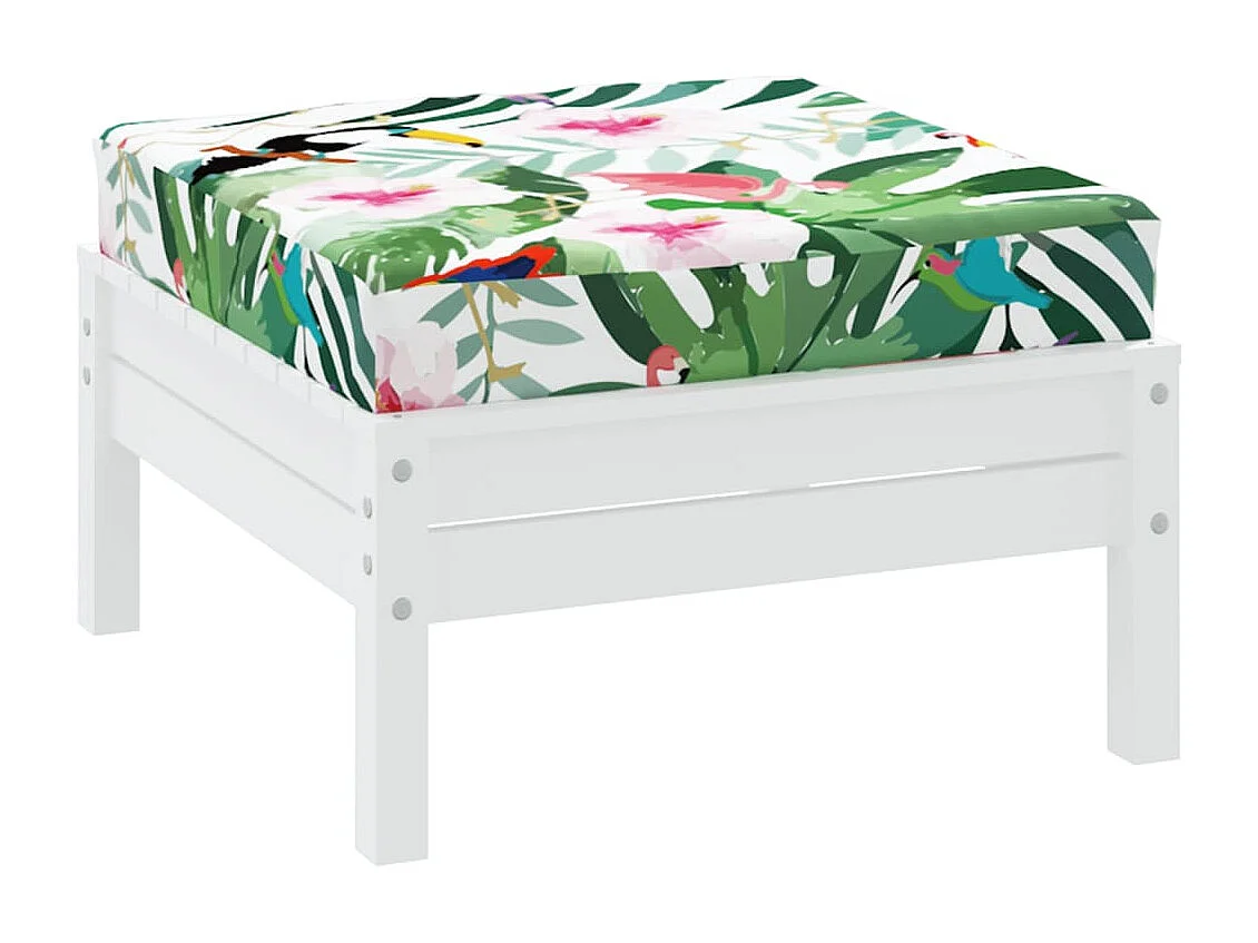 Coussin de palette multicolore 60x60x8 cm tissu oxford