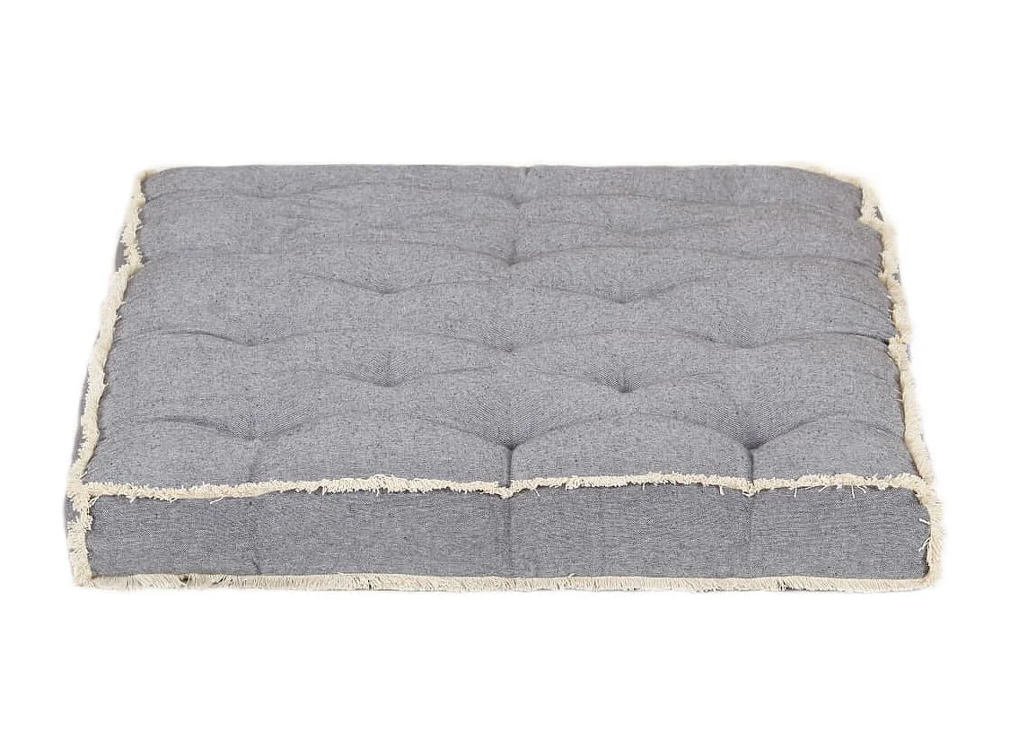 Bankkussen pallet 120x80x10 cm antracietkleurig