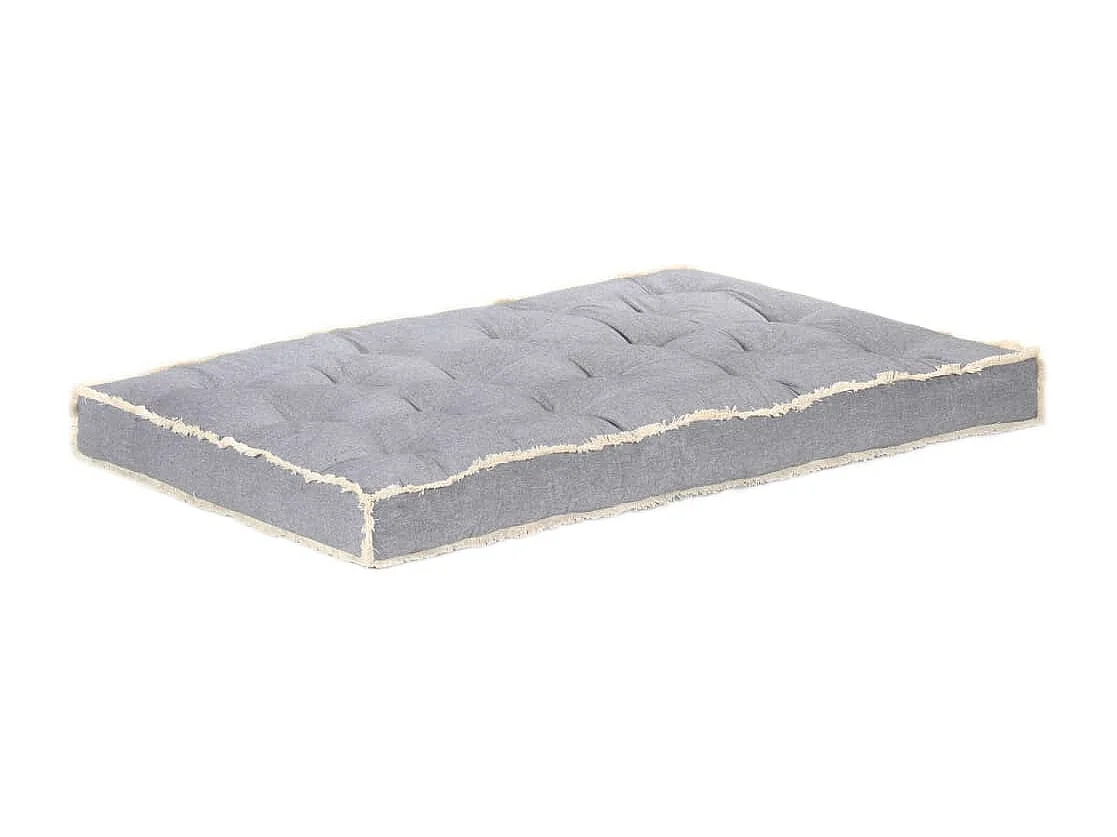 Bankkussen pallet 120x80x10 cm antracietkleurig