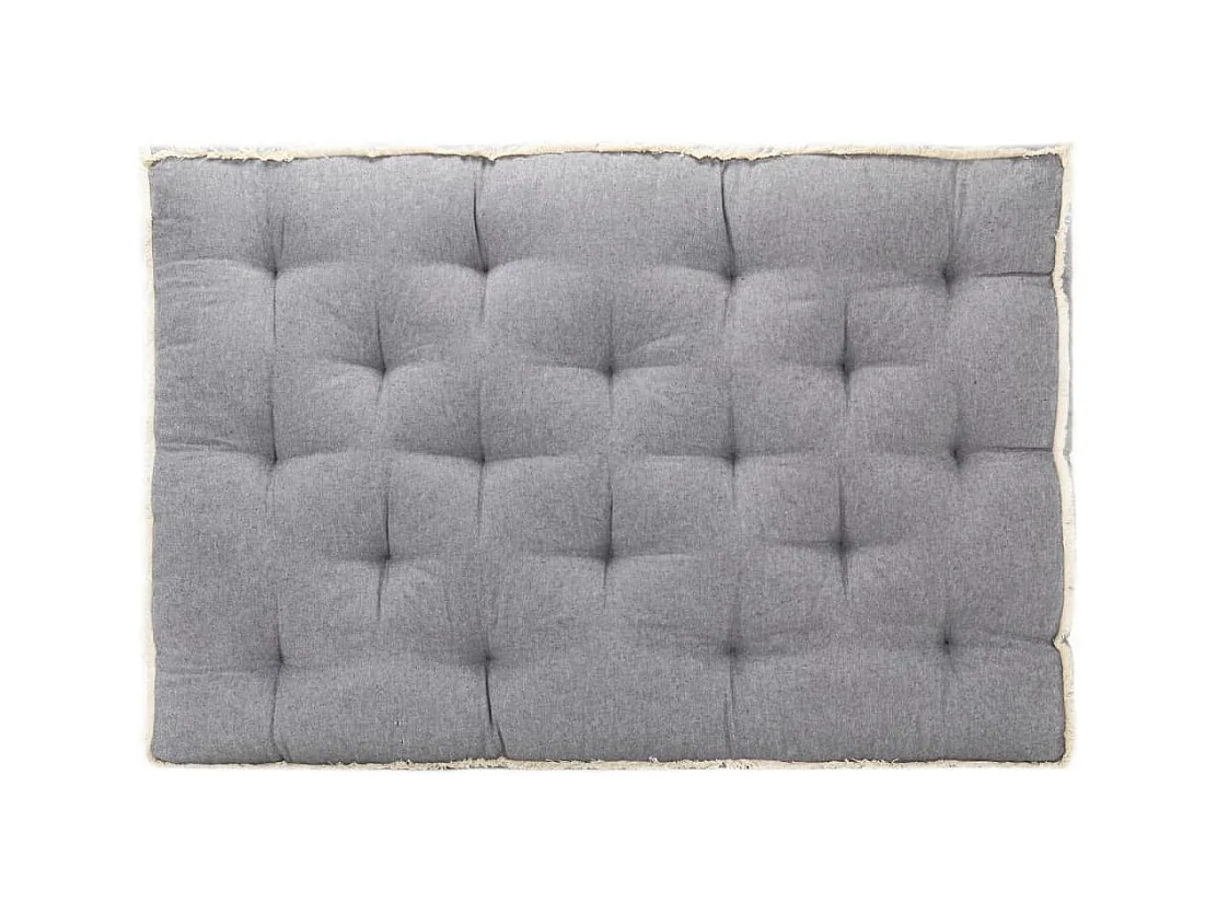 Coussin de canapé palette Anthracite 120x80x10 cm