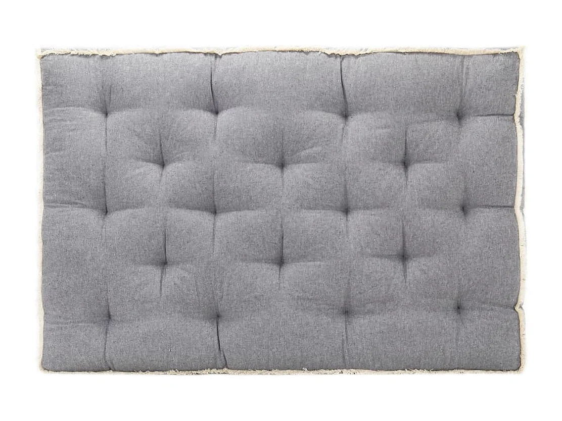 Coussin de canapé palette Anthracite 120x80x10 cm