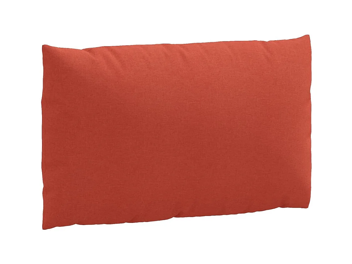 Coussins de palette lot de 3 rouge mélangé tissu
