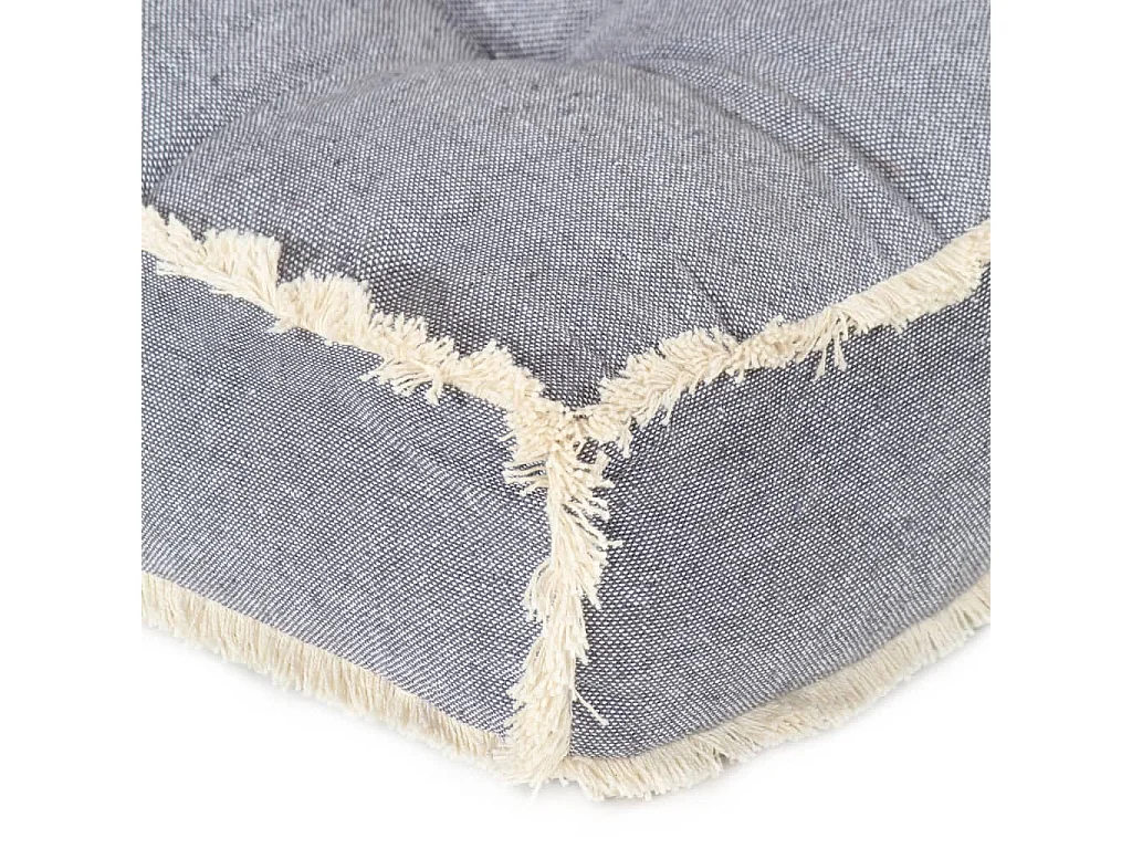 Coussin de canapé palette Bleu 120x80x10 cm