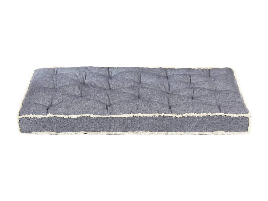 Coussin de canapé palette Bleu 120x80x10 cm