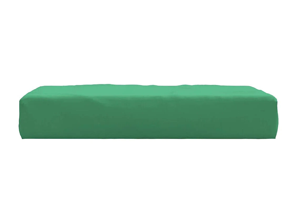 Coussin de palette vert 60x60x8 cm tissu oxford