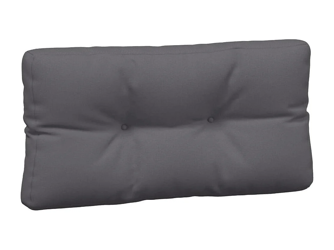 Coussins de palette lot de 3 anthracite tissu