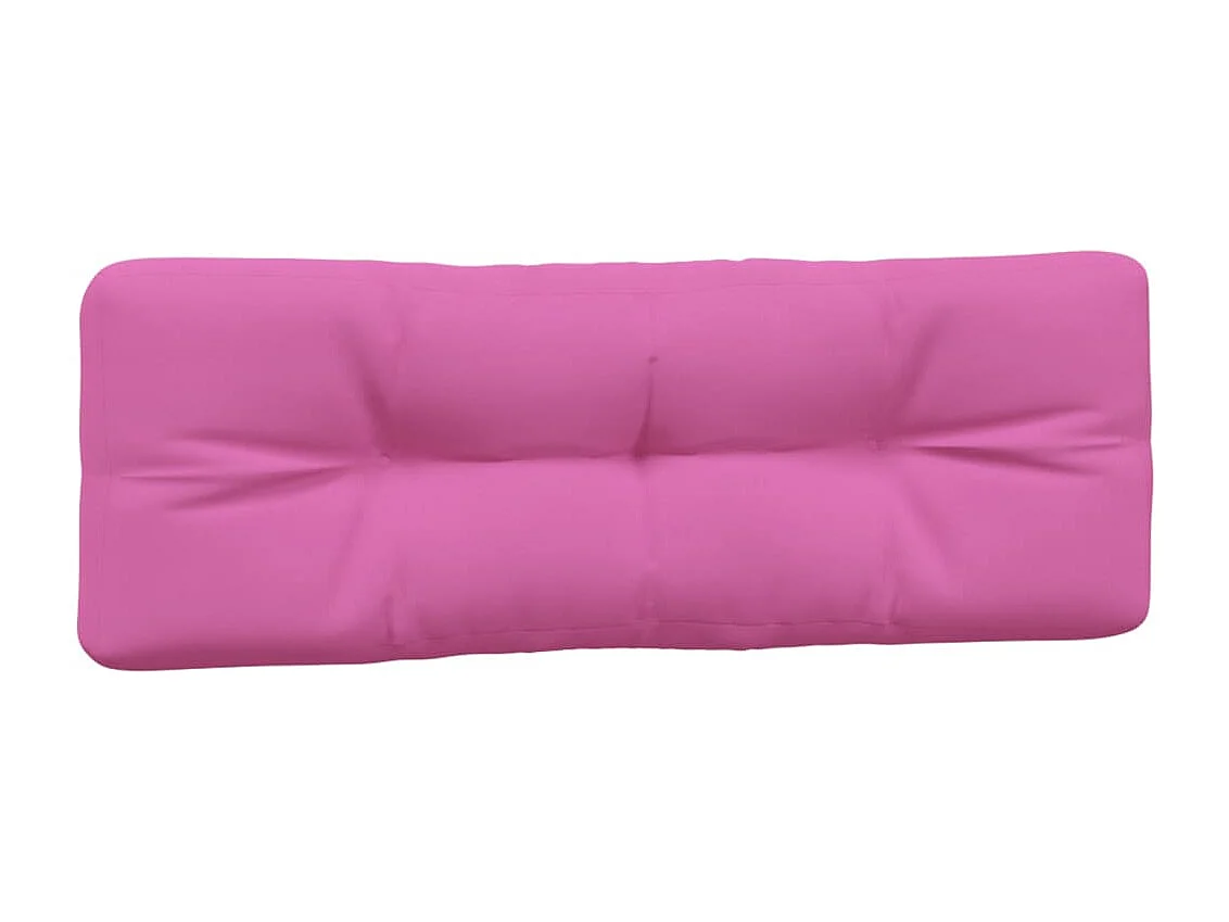 Coussins de palette lot de 5 rose tissu