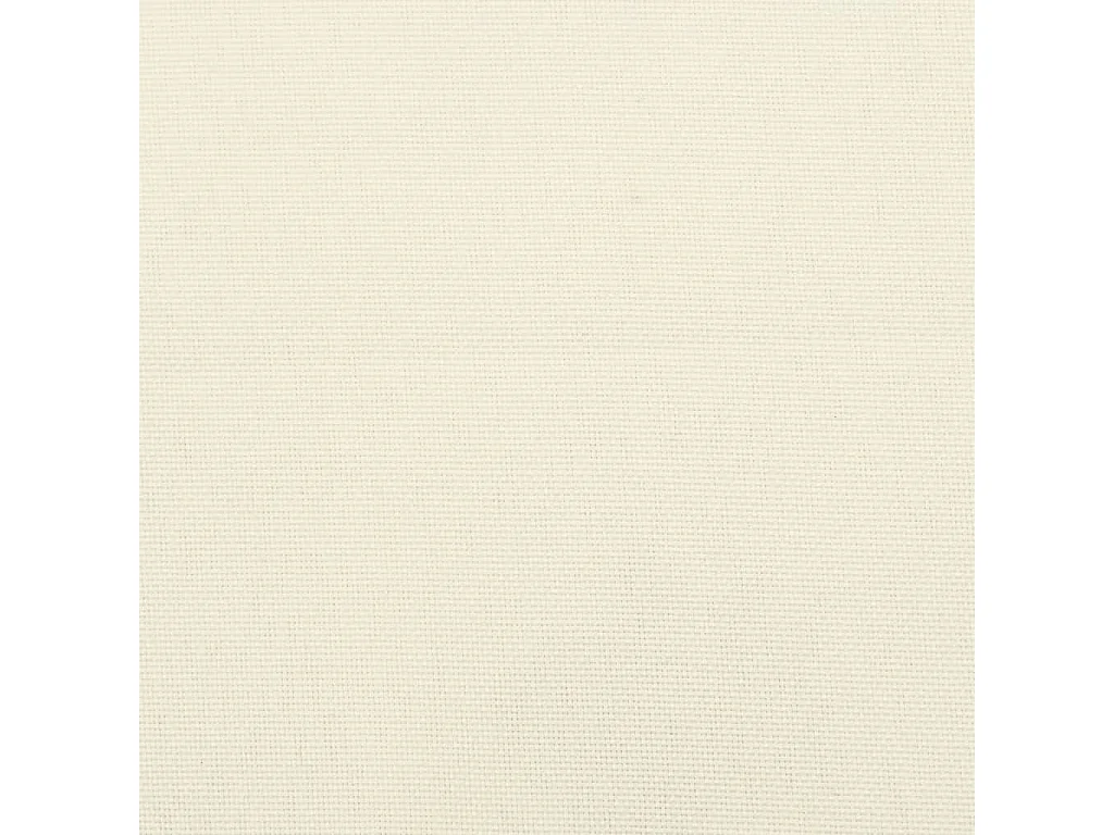 Coussin de palette crème 120x40x12 cm tissu