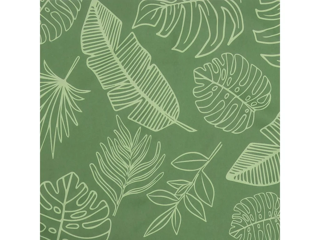 Coussins de palette 2 pièces motif de feuilles tissu