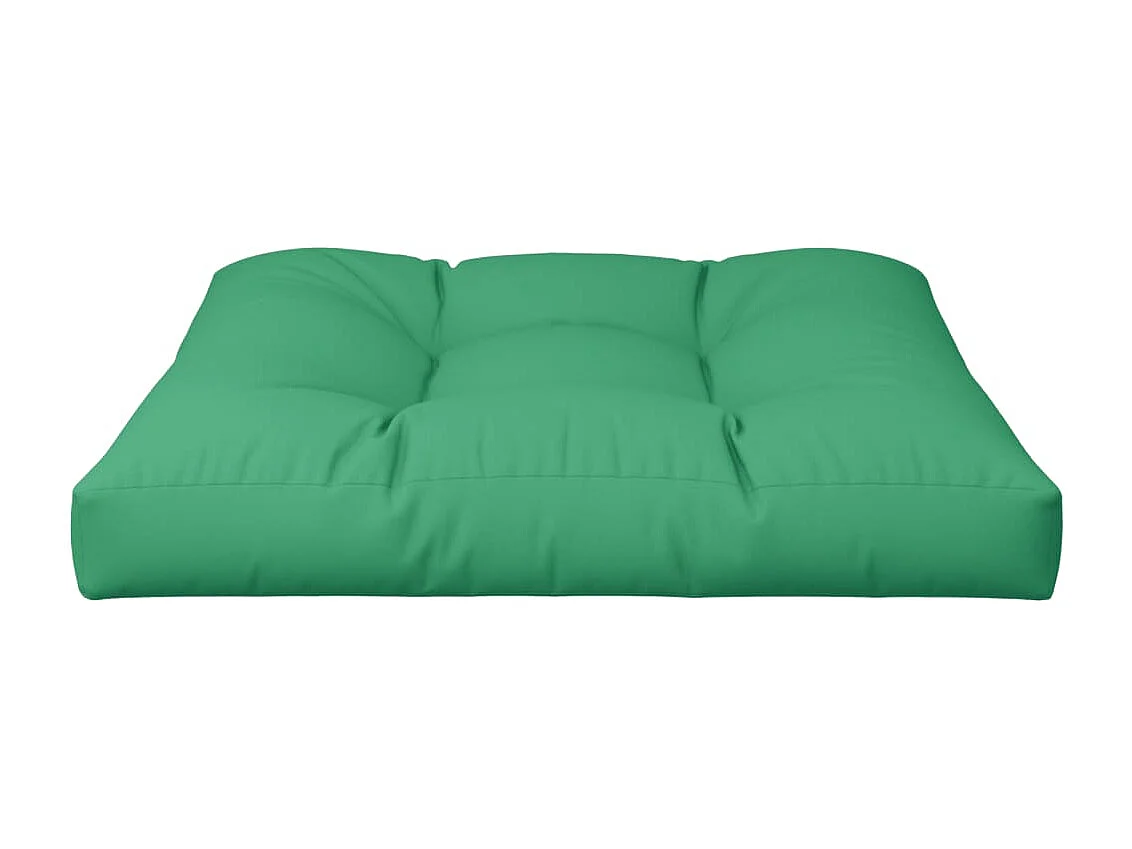 Almofadão para sofá de paletes 70x70x12 cm tecido verde