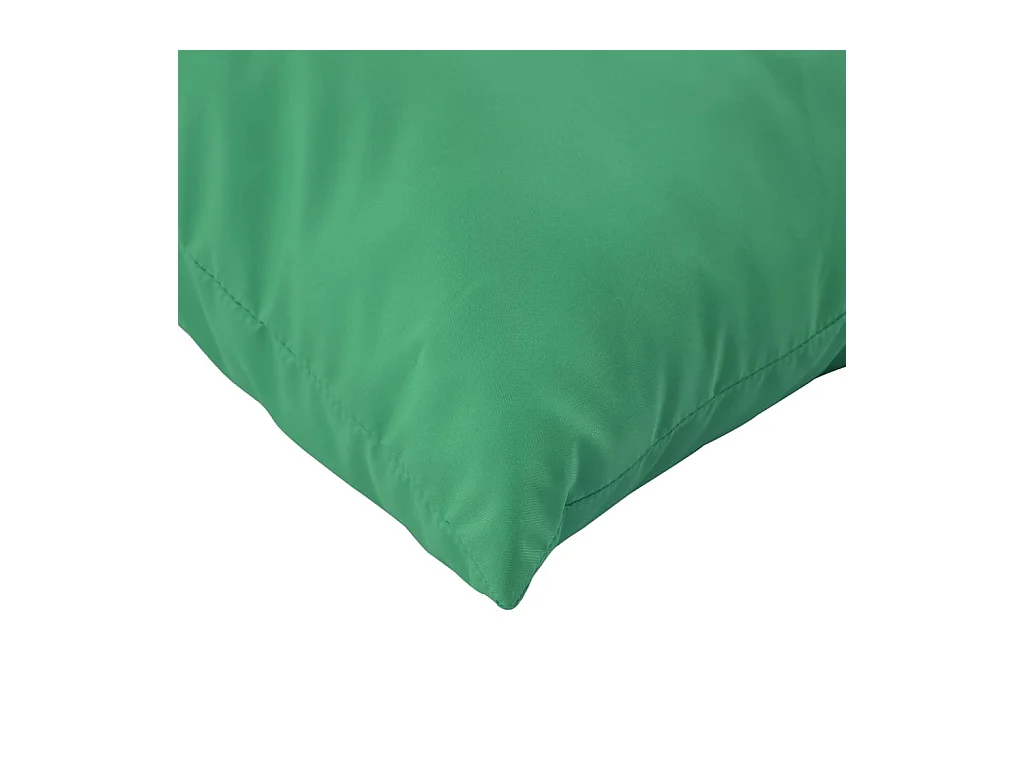 Coussins de palette 3 pièces vert tissu oxford