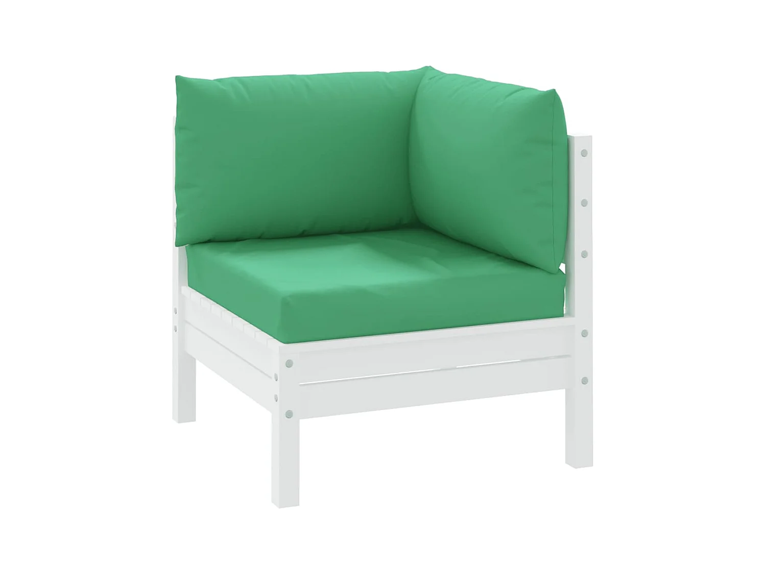 Coussins de palette 3 pièces vert tissu oxford