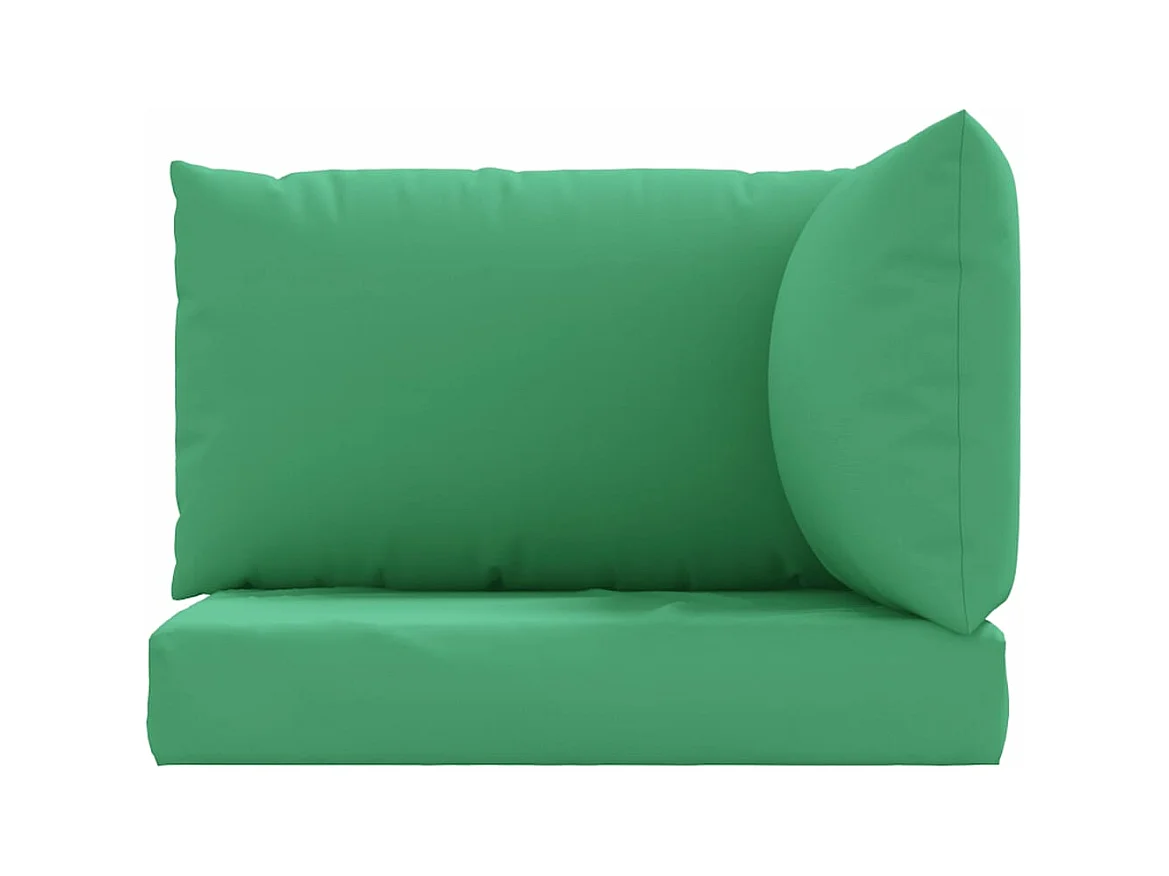 Coussins de palette 3 pièces vert tissu oxford