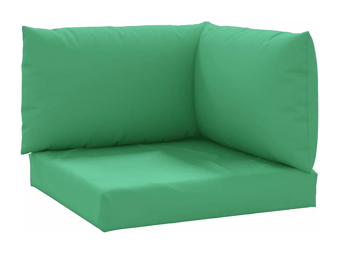 Coussins de palette 3 pièces vert tissu oxford