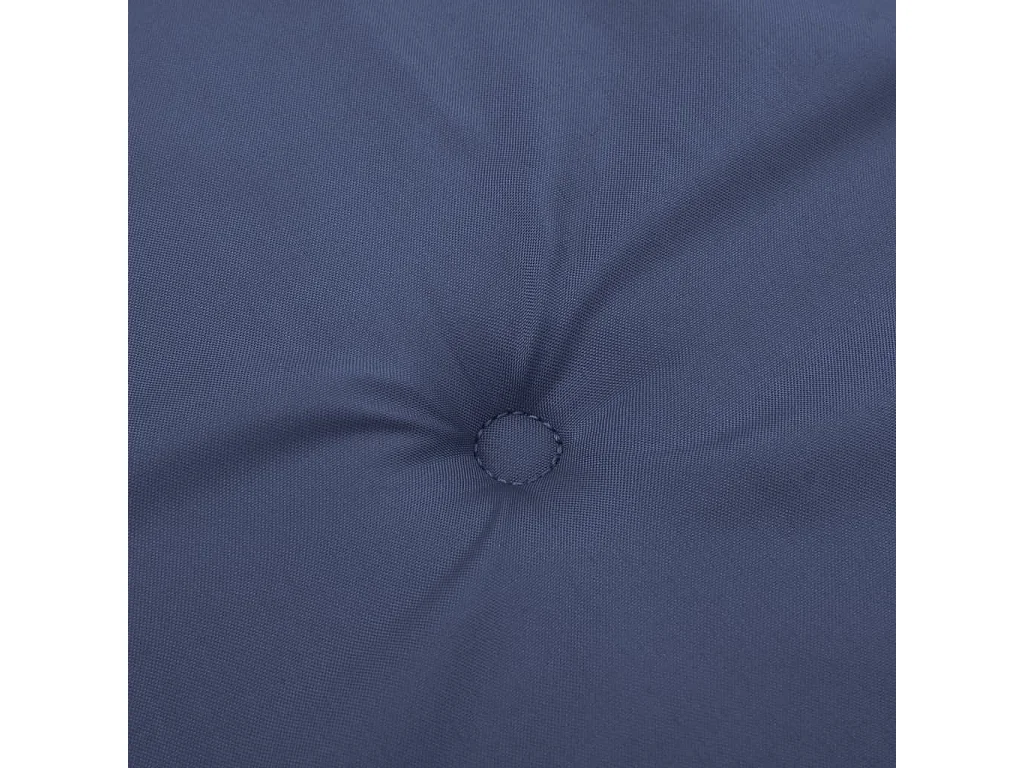 Cojines para muebles palets 4 unidades tela azul marino 40x40x3 cm